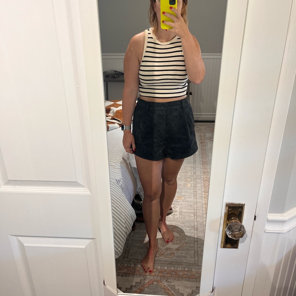 Free People Suede Shorts